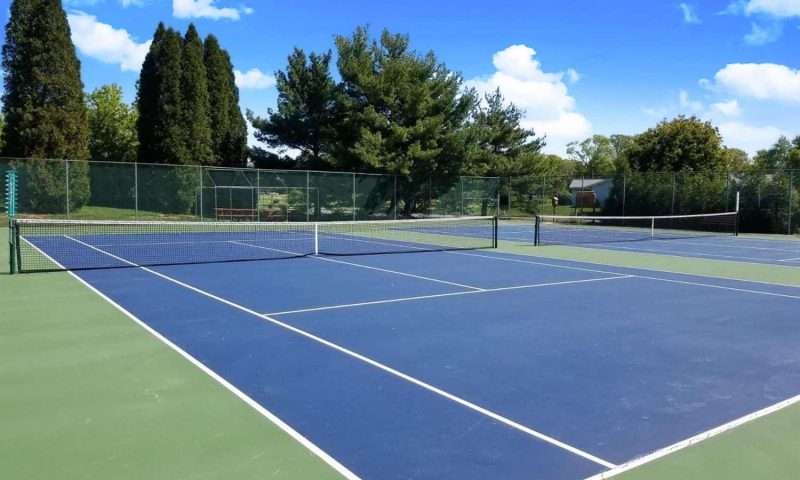 tennis court at clearbrook monroe nj